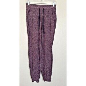 Lululemon Ready To Rulu Jogger Pant *29" Heathered Purple Black Pocket Women's 4
